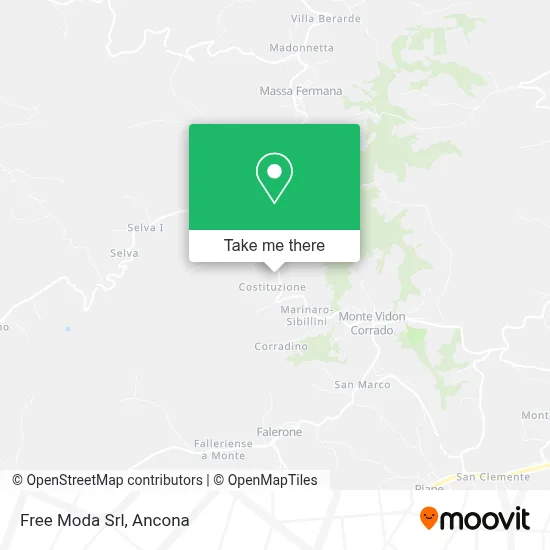 Free Moda Srl map