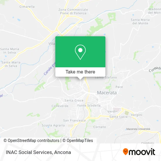 INAC Social Services map