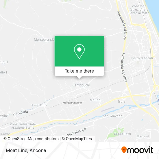 Meat Line map
