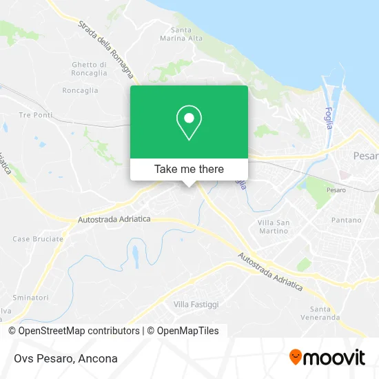 Ovs Pesaro map