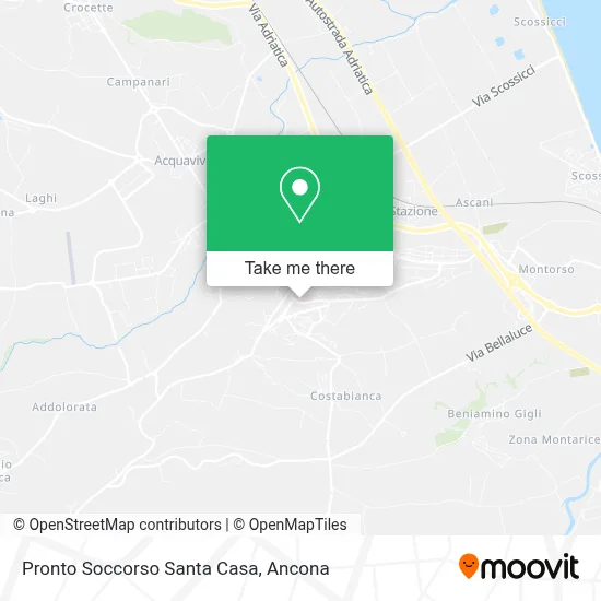 Pronto Soccorso Santa Casa map