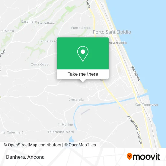 Danhera map