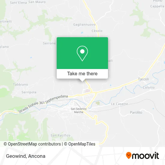Geowind map