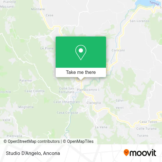 Studio D'Angelo map