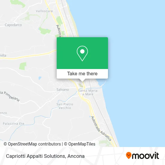 Capriotti Appalti Solutions map
