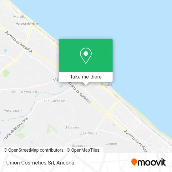 Union Cosmetics Srl map