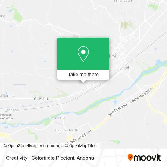 Creativity - Colorificio Piccioni map