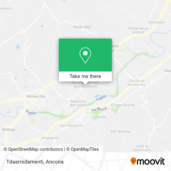 Tdaarredamenti map