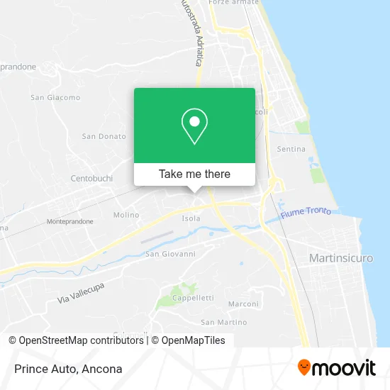 Prince Auto map