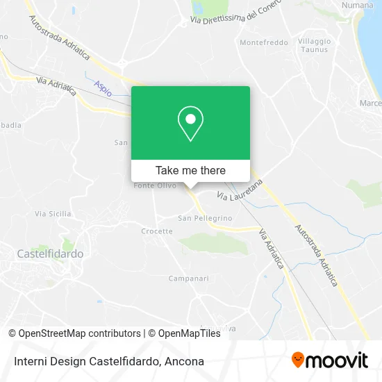 Interni Design Castelfidardo map