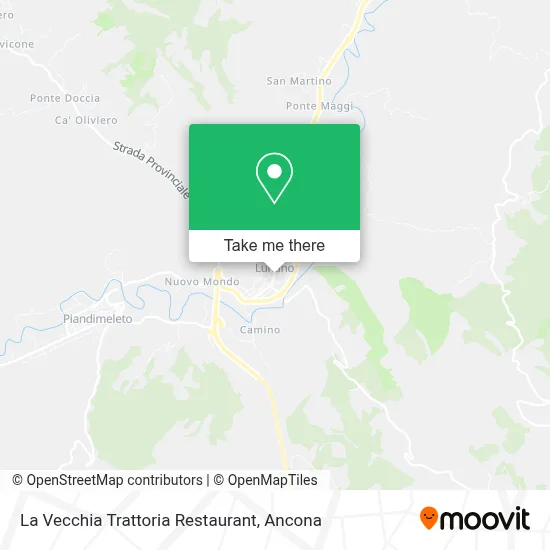 La Vecchia Trattoria Restaurant map