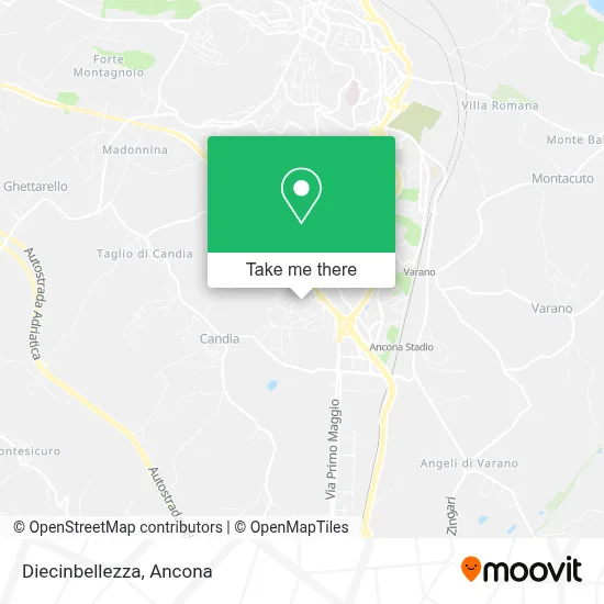 Diecinbellezza map