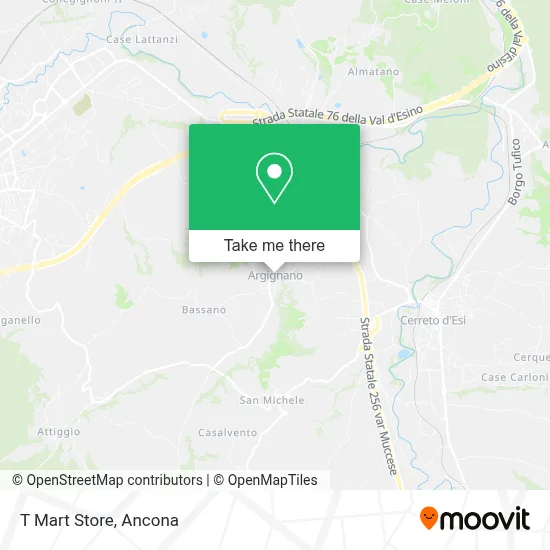 T Mart Store map