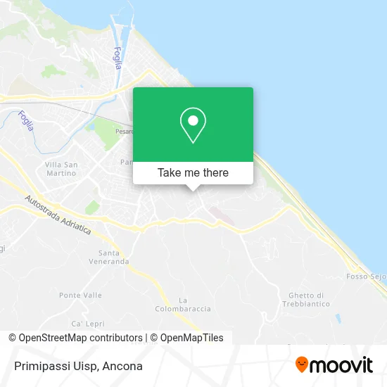 Primipassi Uisp map