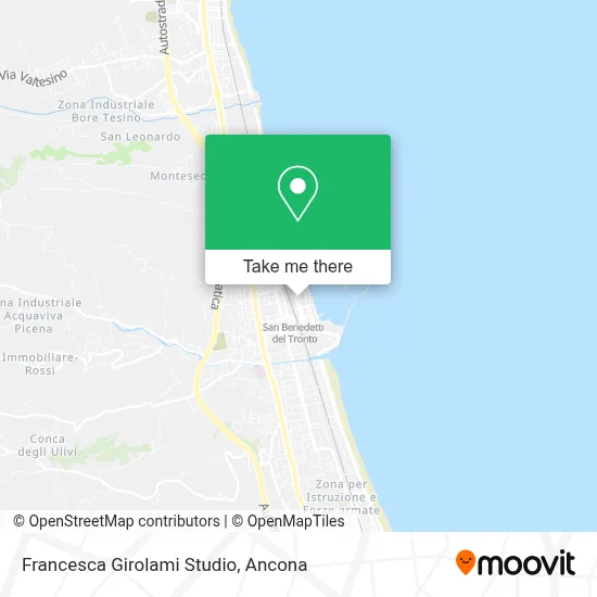 Francesca Girolami Studio map