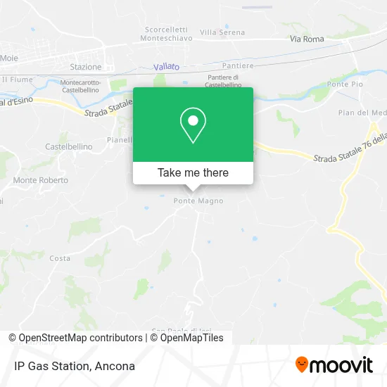 IP Gas Station map
