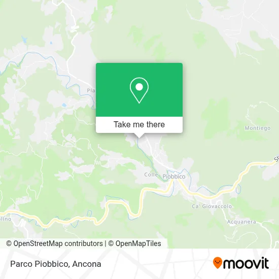 Parco Piobbico map