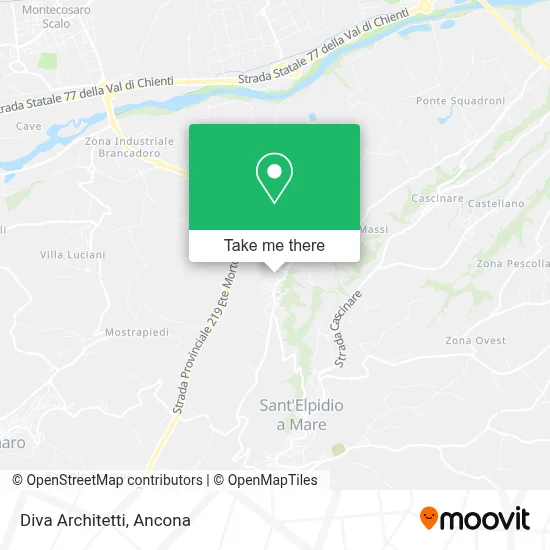Diva Architetti map