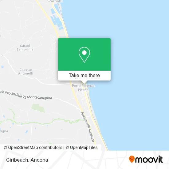 Giribeach map