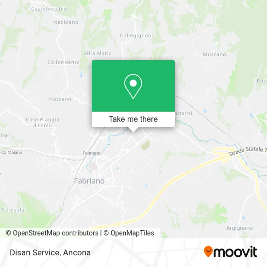 Disan Service map