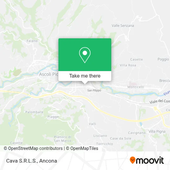 Cava S.R.L.S. map