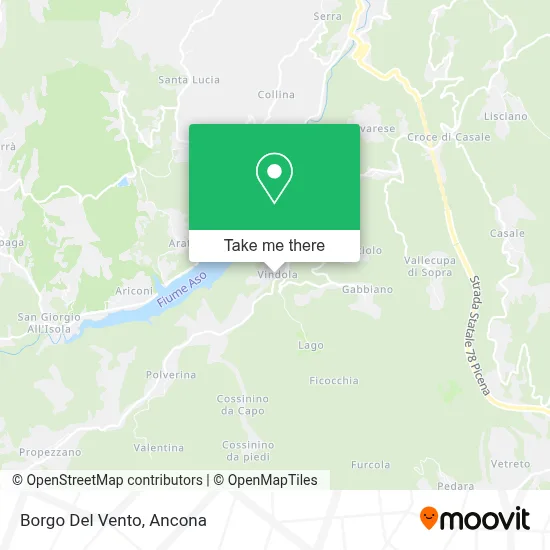 Borgo Del Vento map