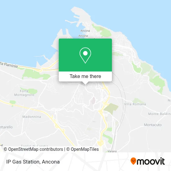 IP Gas Station map