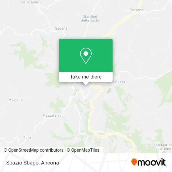 Spazio Sbago map