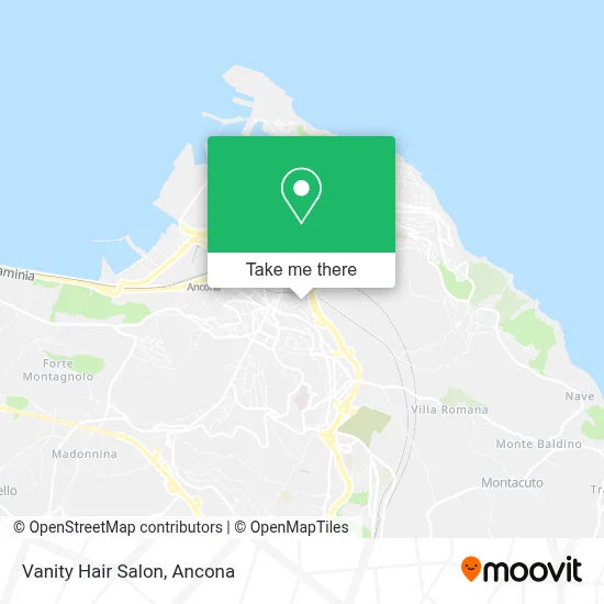 Vanity Hair Salon map