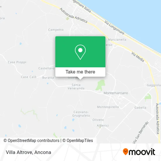 Villa Altrove map