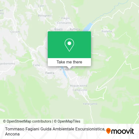 Tommaso Fagiani Guida Ambientale Escursionistica map