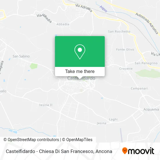 Castelfidardo - Chiesa Di San Francesco map