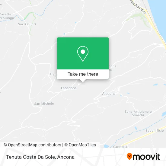 Tenuta Coste Da Sole map