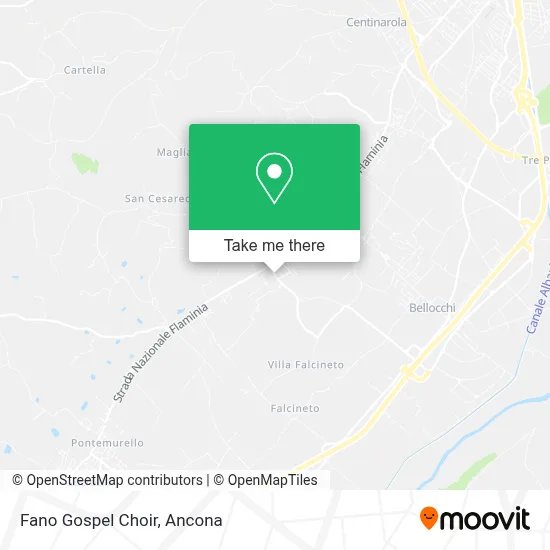 Fano Gospel Choir map