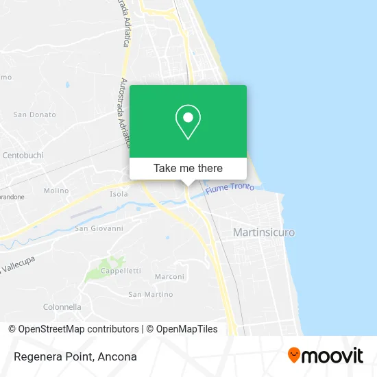 Regenera Point map