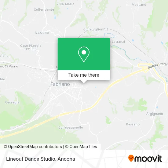 Lineout Dance Studio map