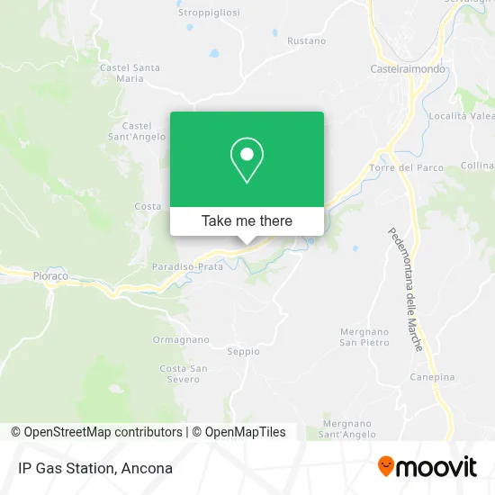 IP Gas Station map