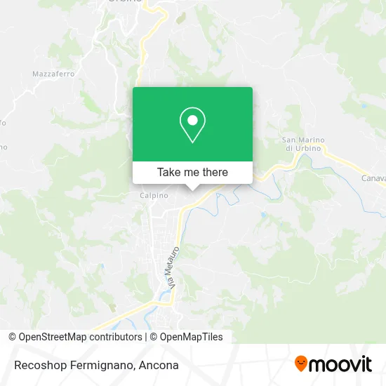 Recoshop Fermignano map