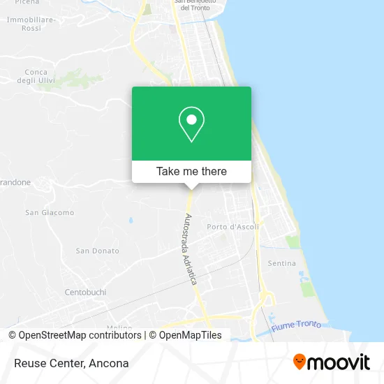 Reuse Center map