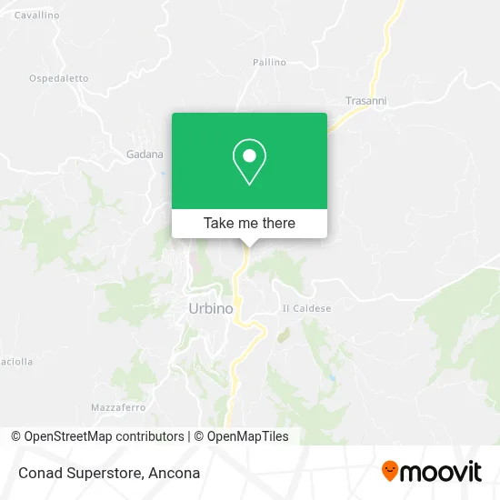 Conad Superstore map
