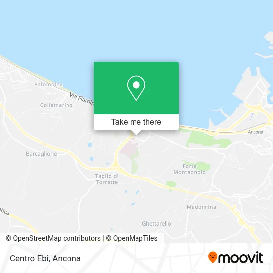 Centro Ebi map
