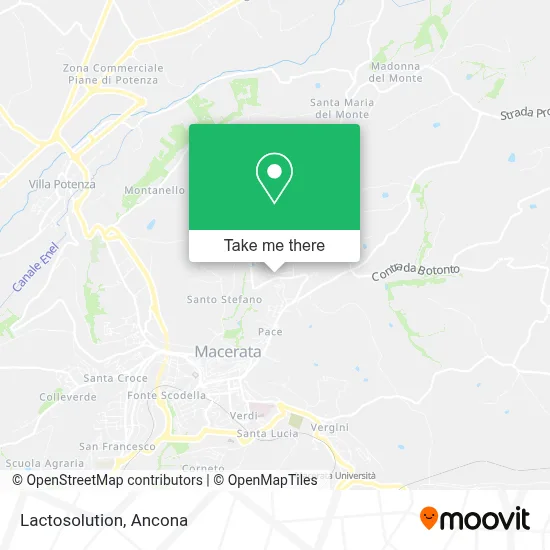 Lactosolution map