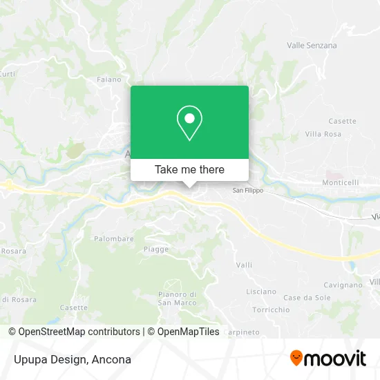 Upupa Design map