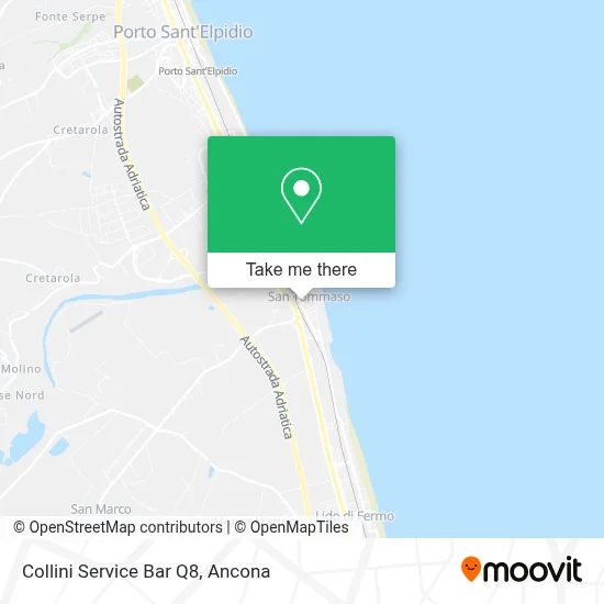Collini Service Bar Q8 map