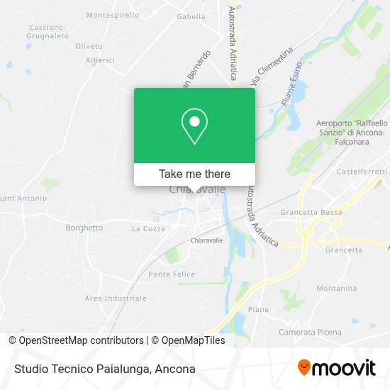 Studio Tecnico Paialunga map