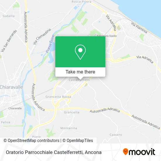 Oratorio Parrocchiale Castelferretti map