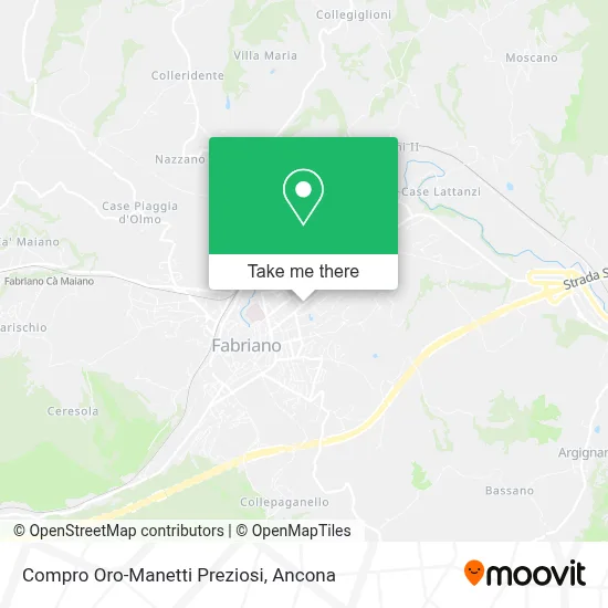 Compro Oro-Manetti Preziosi map