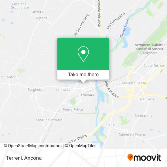 Terreni map