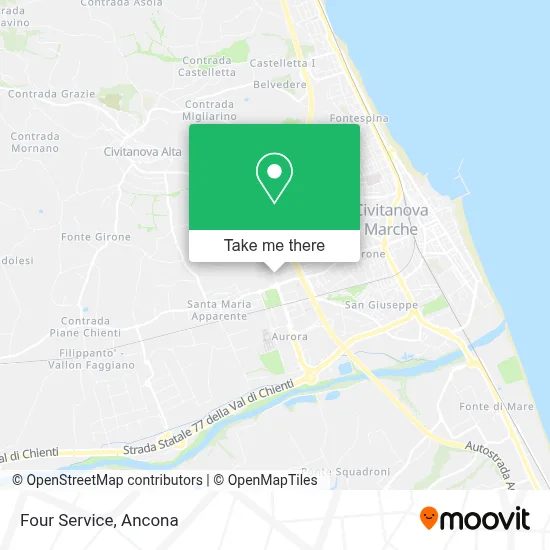 Four Service map