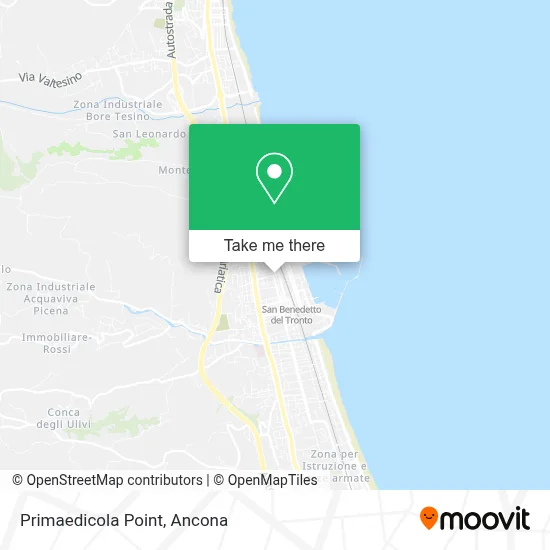 Primaedicola Point map